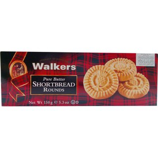 Walkers Butter Shortbread Rounds 150g  วอล์คเกอร์บัตเตอร์ชอร์ตเบรดรอบ 150 กรัม