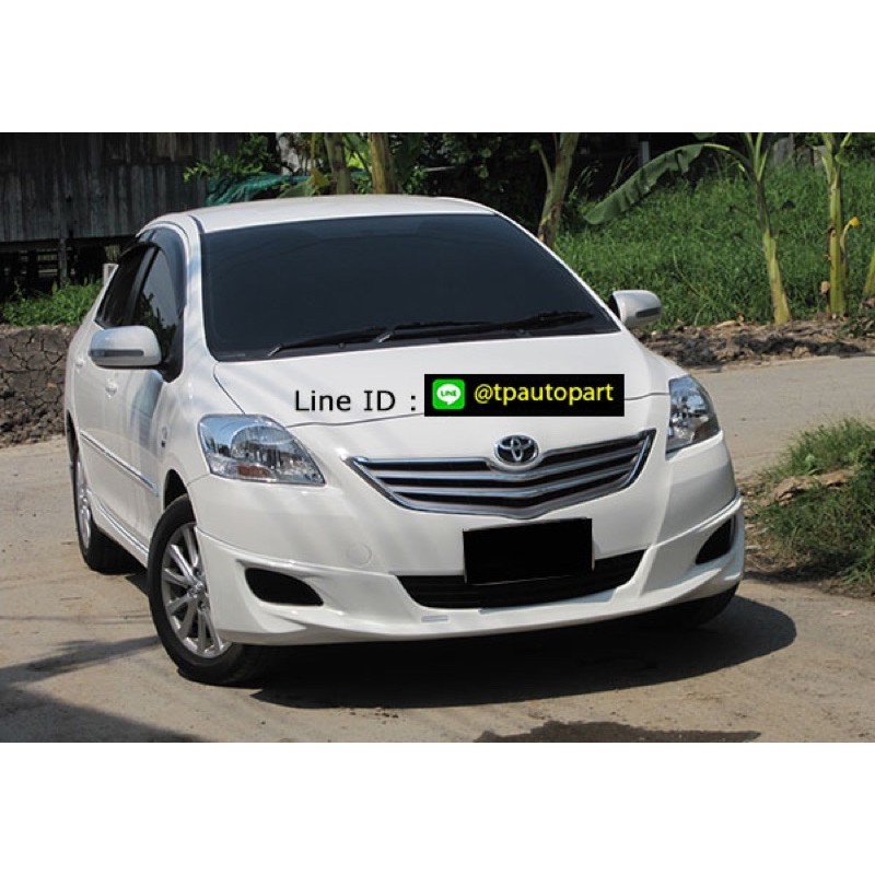 ชุดเเต่งรถยนตชุดแต่งวีออส Toyota Vios Sportivor V1 2007 2008 2009 2010 2011 2012 สเกิร์ตรอบคัน จาก T