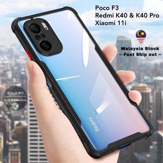 เคสปุ่มกดไฮบริด สําหรับ Poco F3 Redmi K40 K40 Pro