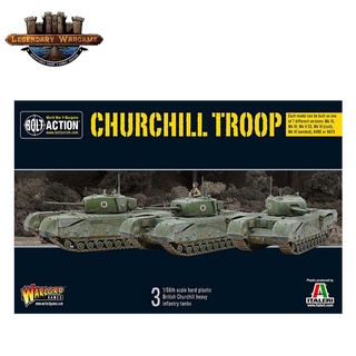 [ พร้อมส่ง] WARLORD GAMES : CHURCHILL TROOP โมเดลจำลอง