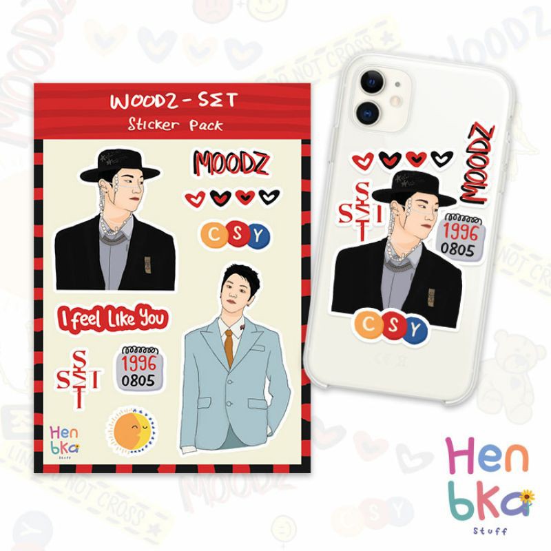 ชุดสติ๊กเกอร์ Woodz*