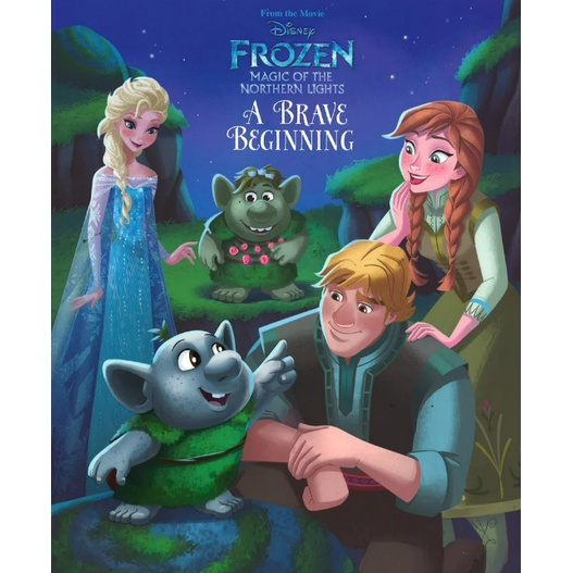 Vplay หนังสือนิทานภาษาอังกฤษ Disney Frozen: A Brave Beginning สําหรับเด็กก่อนเรียน