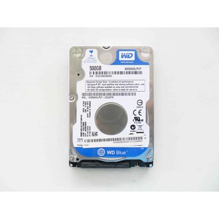 HARD DISK NOTEBOOK 500GB (NB-SATA-3) WD Blue (5400RPM 16MB) ของมือ 2