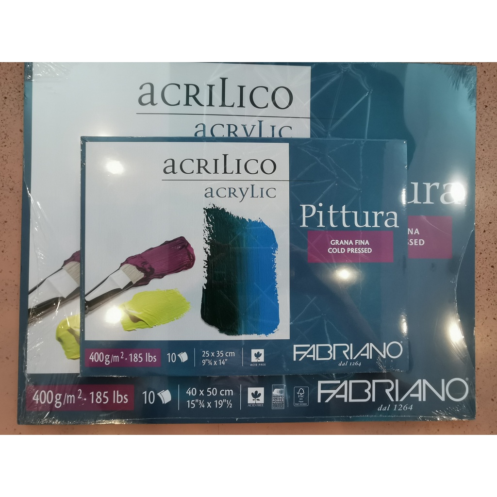 FABRIANO PITTURA BLOCK แฟนเย็น 400gsm 10S