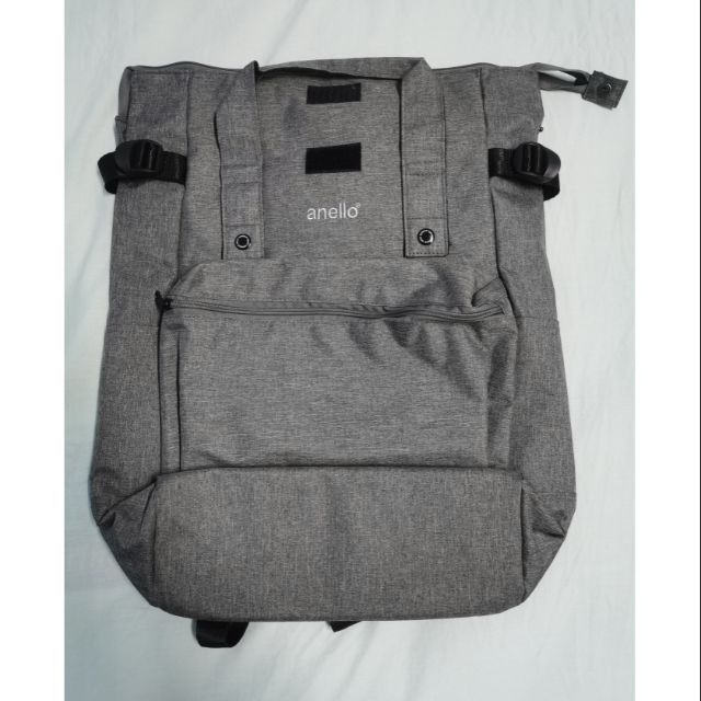  กระเป๋า anello รุ่น Foldable Backpack (สีเทา)