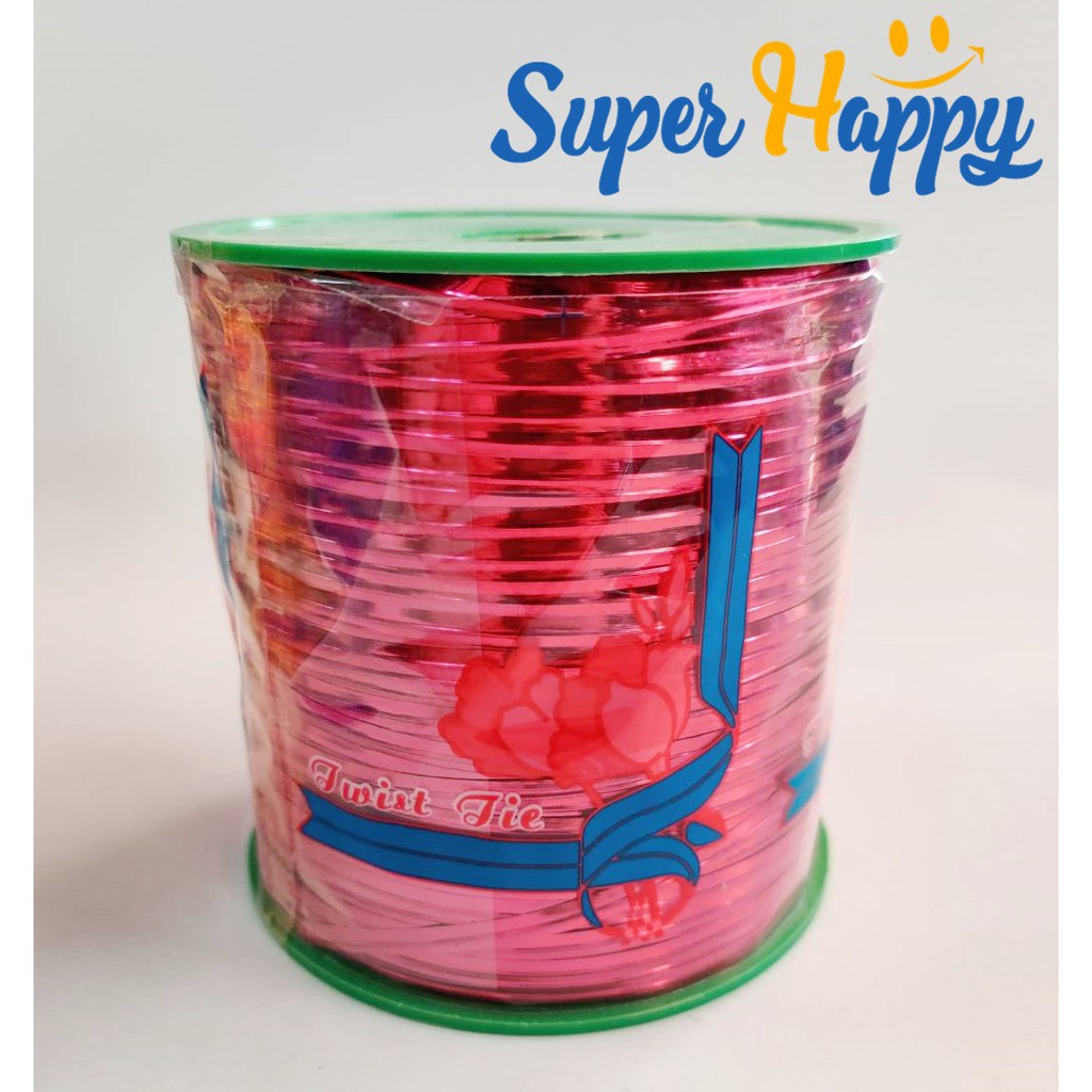 ริบบิ้นลวดม้วนจัมโบ้ 350 หลา(320 เมตร) ลวดสี ลวดมัดโบว์ ลวดมัดถุงขนม - รูปที่ 2
