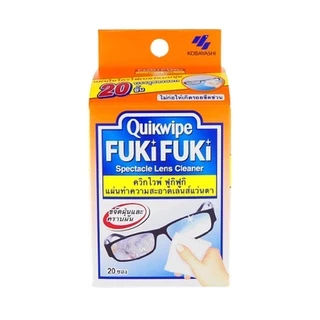 Quikwipe FukiFuki ควิกไวพ์ ฟูกิฟูกิ 20ชิ้น โน๊ตบุ๊ค นาฬิกา แว่นตา กล้อง จากญี่ปุ่น
