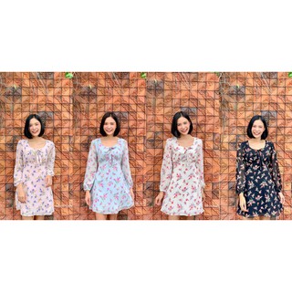 H496 เดรส ผ้าชีฟอง Hi-so fashion
