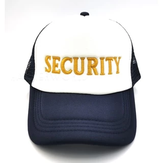 หมวก รปภ หมวกแก๊ปตาข่าย SECURITY