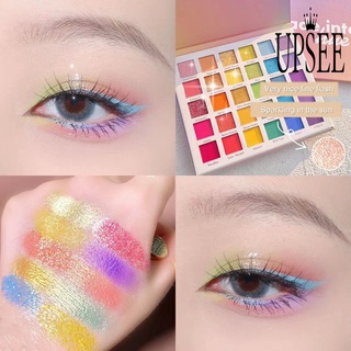 Upsee อายแชโดว์พาเลท กลิตเตอร์ เนื้อแมตต์ กันน้ํา 30 สี สําหรับผู้หญิง