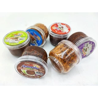 น้ำพริก สูตรโคราช ตรา ยายเชื้อ ขนาด 25-50 กรัม X 1 กระปุก (สะอาด ปลอดภัย มี อย.)