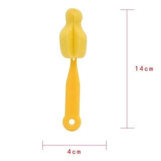 ฟองน้ำ (AฺB37)- ฟองน้ำล้างจุกนม มี 4 สี
