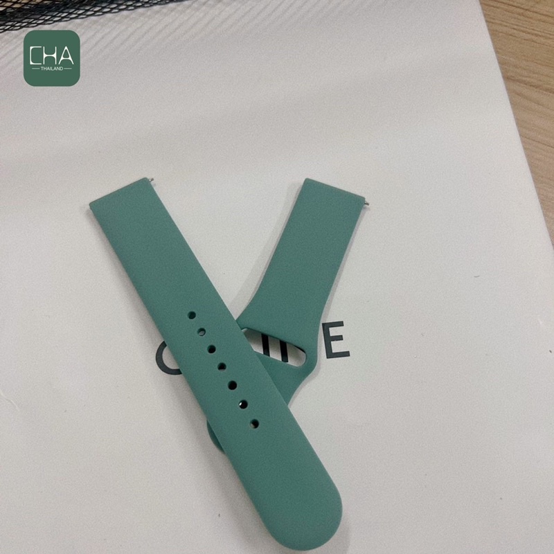 สายนาฬิกาขนาด 22มม สำหรับ mibro y10 huawei amazfit bip 5 สายยาง สายนาฬิกา 22mm สายซิลิโคน