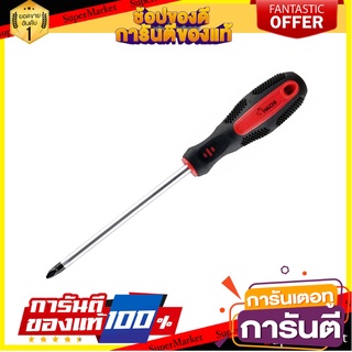 ไขควงหัวแฉก HACHI 6 นิ้ว ไขควง PHILLIPS SCREWDRIVER HACHI 6"