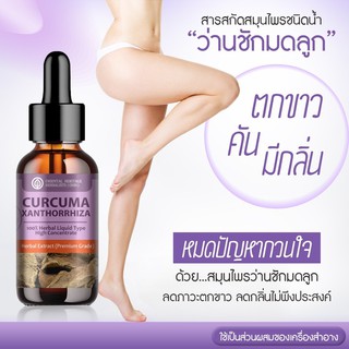 (สินค้ามีพร้อมส่ง) สมุนไพรว่านชักมดลูก (Curcuma zanthorrhiza) ชนิดน้ำ ขนาด 25 มล. (จัดส่งของภายใน1-2วัน)