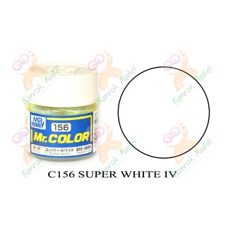 สีสูตรทินเนอร์ Mr.hobby Mr.color C156 Super Wihte Gloss 10ml