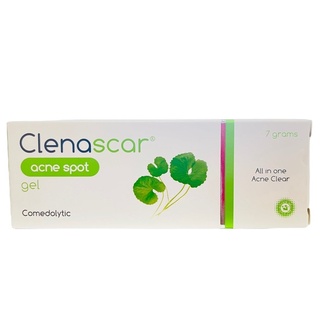 Clenascar Acne Spot Gel 7g.*เขียว*  คลีนาสการ์ แอคเน่ สปอต เจล 7 กรัม เจลแต้มสิว *เขียว*