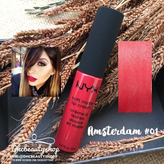 Nyx soft matte lip cream #amsterdam 01