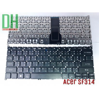 แป้นพิมพ์ คีย์บอร์ดโน๊ตบุ๊ค ACER SF314 Black Laptop Keyboard