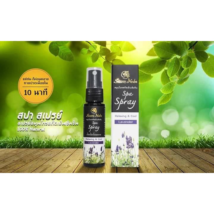 Spa Spray (สปา สเปรย์) : สมุนไพรสกัดเย็นสูตรเข้มข้น 100%