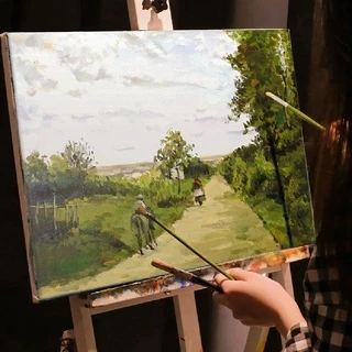 เฟรมผ้าใบ เฟรมวาดรูป ผ้าใบวาดรูป Canvas Frame WAKU 40*50/40*60/50*50/50*60/50*70/60*80/70*90cm.