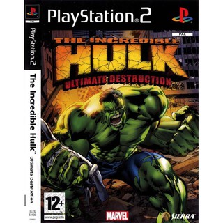 แผ่นเกมส์ The Incredible Hulk Ultimate Destruction PS2 Playstation 2 คุณภาพสูง ราคาถูก