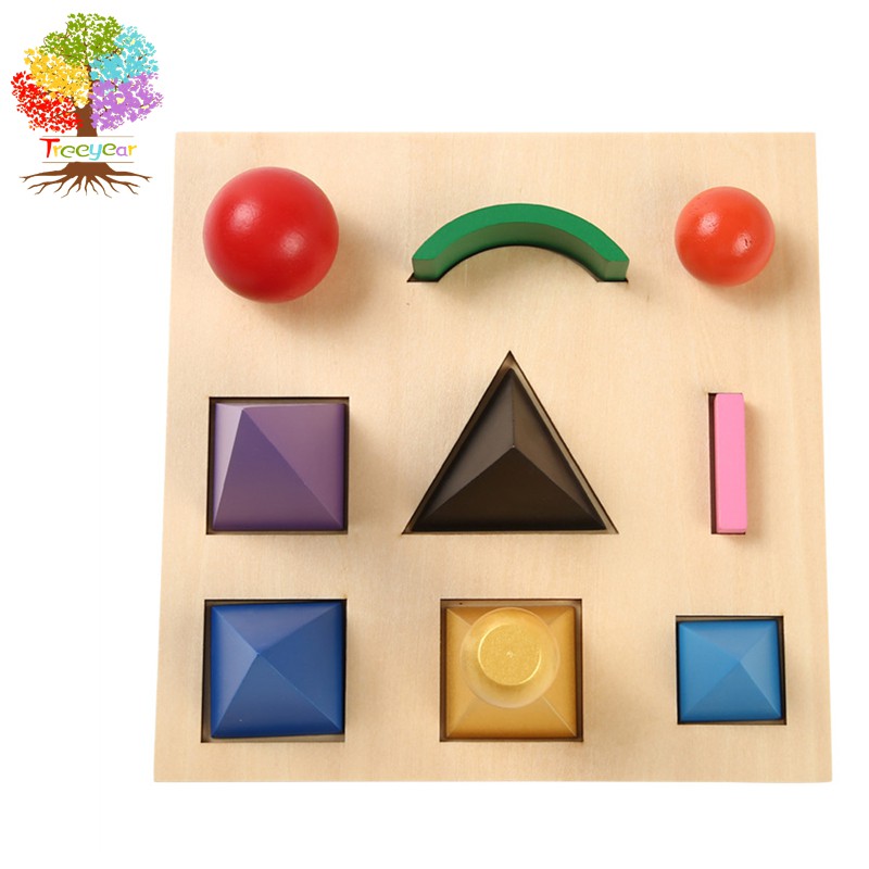Montessori Solid Grammar Symbols Wooden Language Material for Parts of Speech Learning Preschool Edu