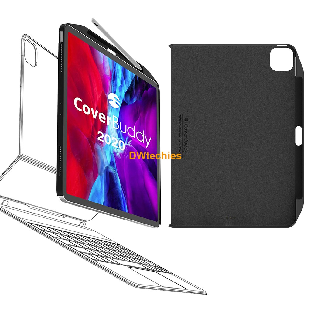 SwitchEasy CoverBuddy Case Compatible with iPad Magic Keyboard and Smart Folio Air 4 Pro 11 Pro 12.9 นิ้ว 2020 2021