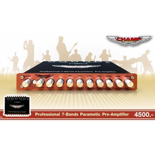 ปรี 7 แบนตัวท๊อป Professional 7-Bands Parametic Per-Amplifier