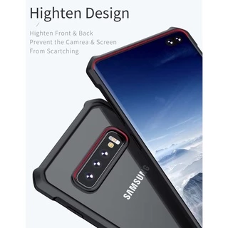 (( พร้อมส่ง)) เคสXUNDDแท้💯% SAMSUNG S10 /S10 plus S8plus เคสแบบกันกระแทกหลังใส ขอบข้างนิ่มสีด