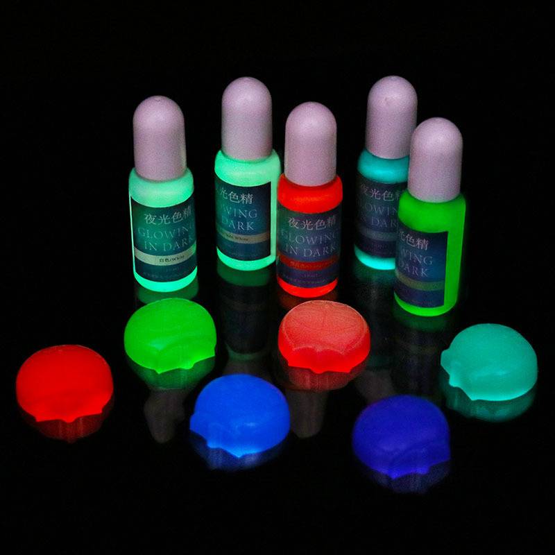 Epoxy UV Resin Color Pigment - Glow In The Dark Luminous Transparent Epoxy Resin Dye สําหรับ UV เรซิ