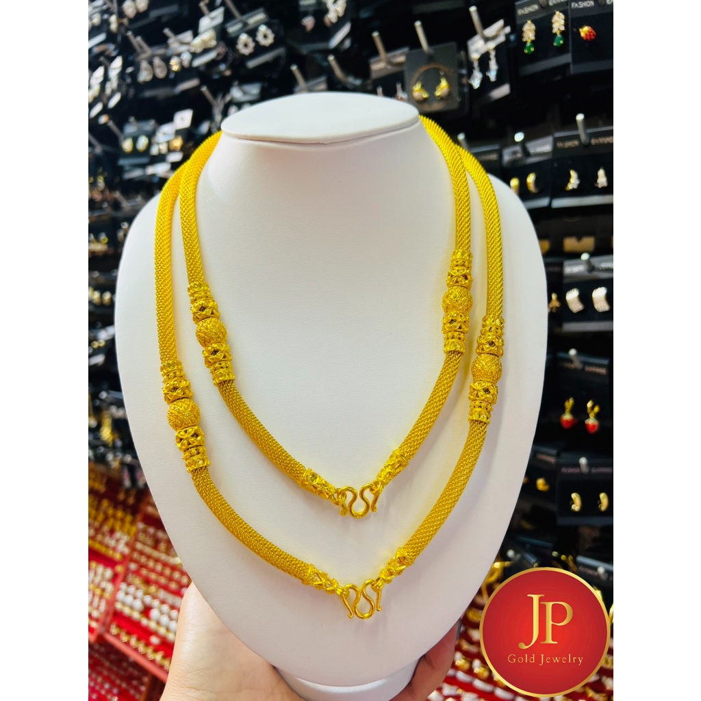 สร้อยคอทอง น้ำหนัก5 บาท ยาว20,24 นิ้ว ทองชุบ ทองหุ้ม สวยเสมือนจริง JPgoldjewelry
