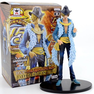 [ มือหนึ่ง งานแท้ ญี่ปุ่น ] โมเดลวันพีช Sanji 15th ของแท้ JP แมวทอง - Grandline Men Banpresto DXF (15TH EDITION) vol.6