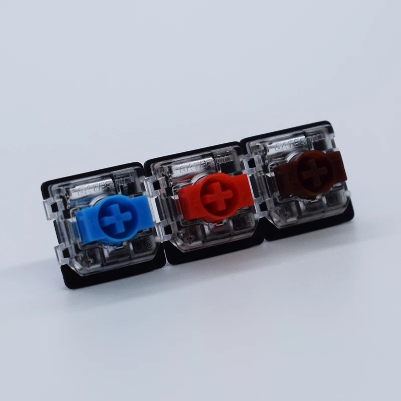 Gateron Low Profile Custom สําหรับคีย์บอร์ด Low Profile สีแดง/น้ําเงิน/น้ําตาลสวิตช์ Backlit
