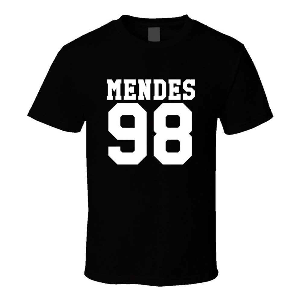 เสื้อยืด เสื้อยืดคอกลม พิมพ์ลาย Mendes 98 Shawn Mendes 98 Magcon Boys Concert ของขวัญ สําหรับผู้ชาย