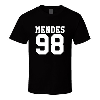 เสื้อยืดครอปเสื้อยืดคอกลม พิมพ์ลาย Mendes 98 Shawn Mendes 98 Magcon Boys Concert ของขวัญ สําหรับผู้ชายS-5XL