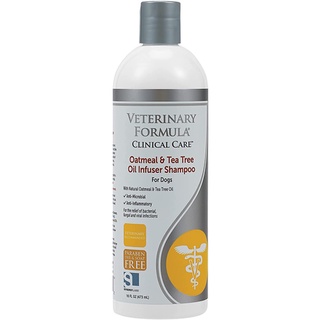 Veterinary  formula oatmeal แชมพูสัตว์เลี้ยง โอ็ตมีล ผิวหนังแห้ง อ่อนโยน  ผิวหนังแห้ง  473มล. (แชมพูสุนัข แชมพูแมว)