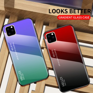 Redmi Note9S Note9 Pro Max เคสโทรศัพท์ Mobile Shells Gradient Glass Cases เคสมือถือ