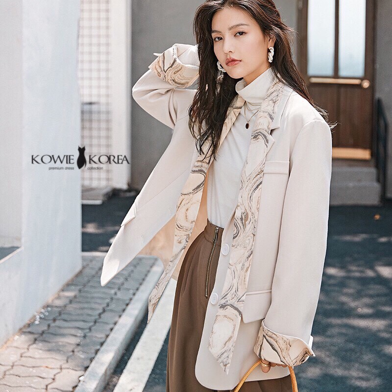 Kowie Korea Blazer สีเบจ Love Beige(157)