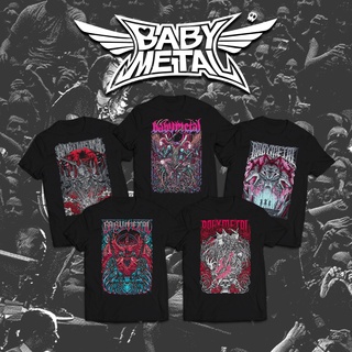 เสื้อยืดผ้าฝ้ายพิมพ์ลายขายดี เสื้อยืด พิมพ์ลายวงดนตรี Babymetal Series DTG Cornit สําหรับเด็ก