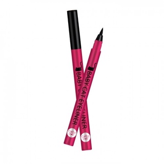 อายไลเนอร์ แคทอาย หัวเมจิก กันน้ำ กันเหงื่อ Baby Cat Eyeliner 0.5g Cathy Doll (1ชิ้น)