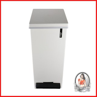 ถังขยะ ถังขยะ ถุงขยะ ถังขยะเหยียบเหลี่ยม DKW HH-2610I 20 ลิตร สีขาว 
 ถังขยะเหยียบ ดีไซน์รูปทรงสีเหลี่ยมทรงสูง
 สามารถวา