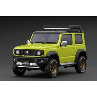 Ignition Model : IG1703 1/18 SUZUKI Jimny SIERRA JC (JB74W) Lift Up Kinetic Yellow/Black