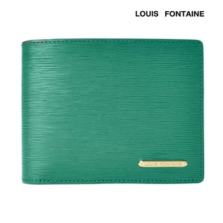 Louis Fontaine กระเป๋าสตางค์พับสั้น รุ่น GEMS - สีเขียว ( LFW00116 )