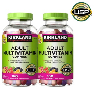 Kirkland Signature วิตามินรวมสำหรับผู้ใหญ่ 160 Gummies Exp 01/2024