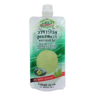 Wasabi Paste 150g Wasabi-O สูตรเชฟคานิ วาซาบิสดบด ตราวาซาบิ-โอ เหมาะสำหรับทาน keto diet ได้
