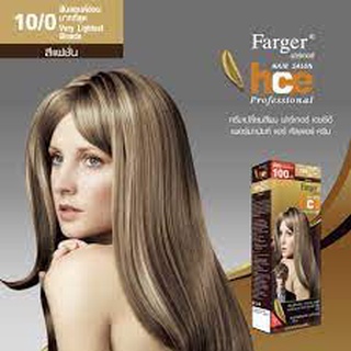 Farger ฟาร์เกอร์ ครีมเปลี่ยนสีผมแฟชั่น เบอร์ 10/0 สีบลอนด์อ่อนมากที่สุด (8858875700745)