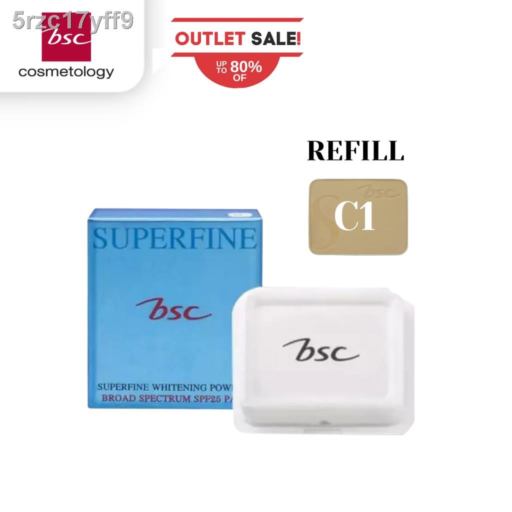 ﹍❦☾[Outlet] BSC SUPERFINE WHITENING POWDER SPF25 PA++ ที่สุดของแป้งเนื้อบางเบา สัมผัสได้ถึงความสบายผ