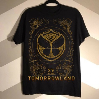 ใหม่ เสื้อยืดผ้าฝ้าย พิมพ์ลาย Tomorrowland Amsterdam Tomorrowland ของขวัญวันหยุด สําหรับผู้ชาย 2022 15 ปี