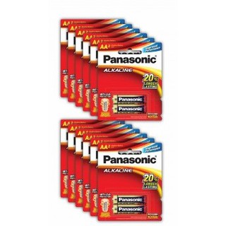 ถ่าน Panasonic Alkaline AA แพค 2 ก้อน จำนวน 12 แพค/กล่อง ของใหม่ Exp:2030